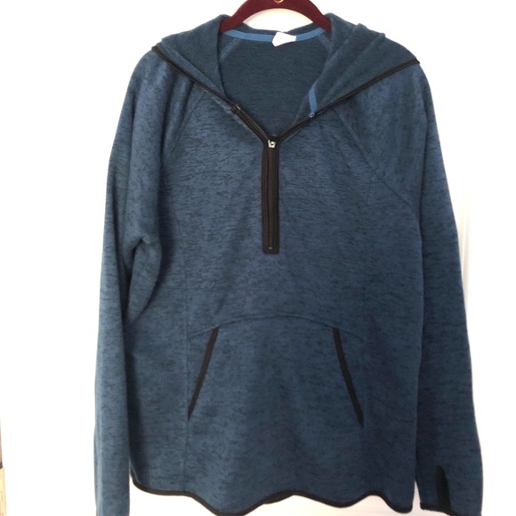 Ladies Ideology Half Zip pullover hooded sweatshirt - Picture 1 of 6